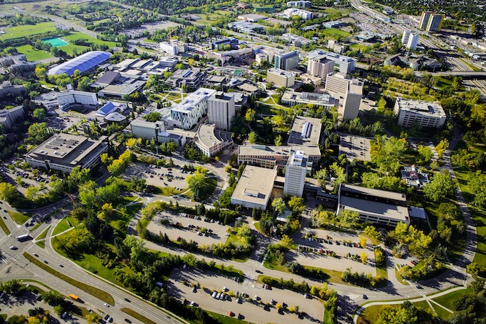 University of Calgary aerial shot